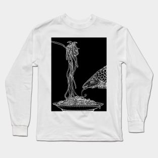 PANGOLINS LOVE SPAGHETTI Long Sleeve T-Shirt